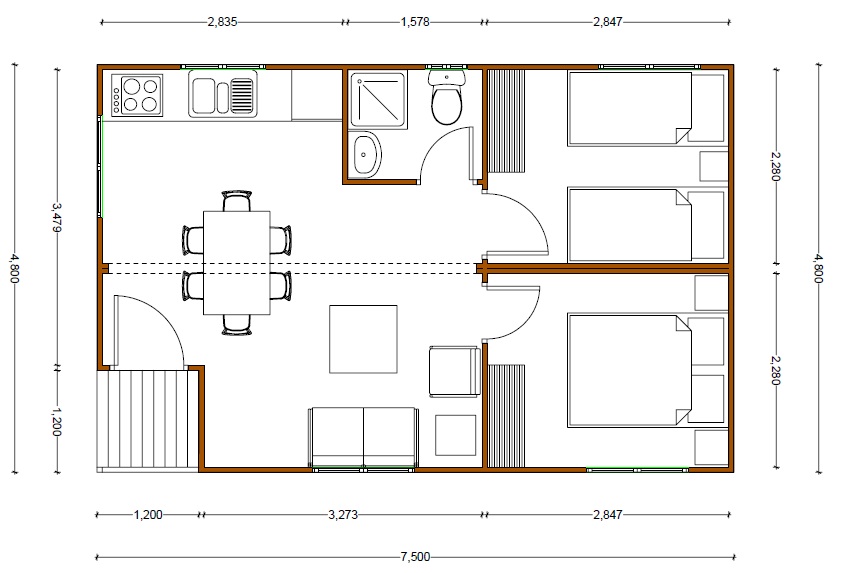 Plano de una casa